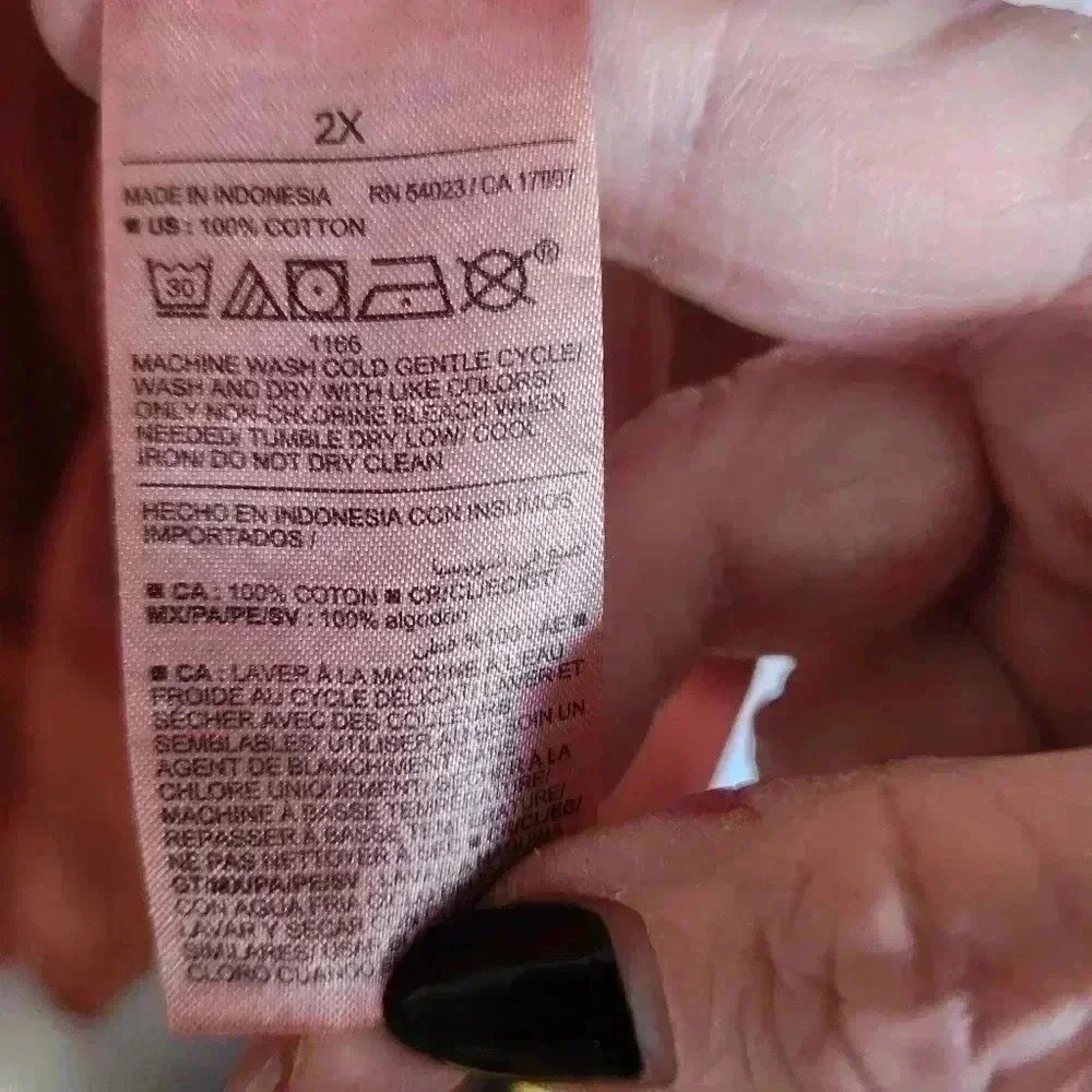 Old Navy Plus Size Vintage Crew-Neck T-Shirt in Color: Spice Level  - Size 2x - Picture 13 of 15